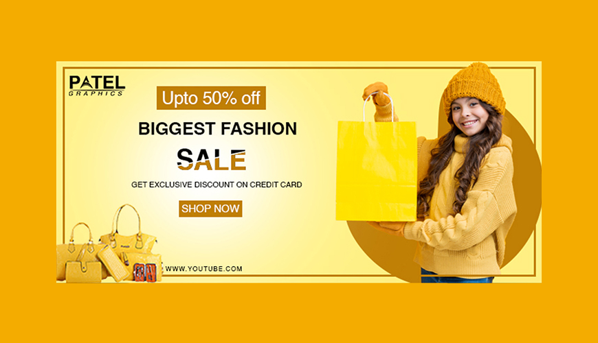 Banner design in photoshop